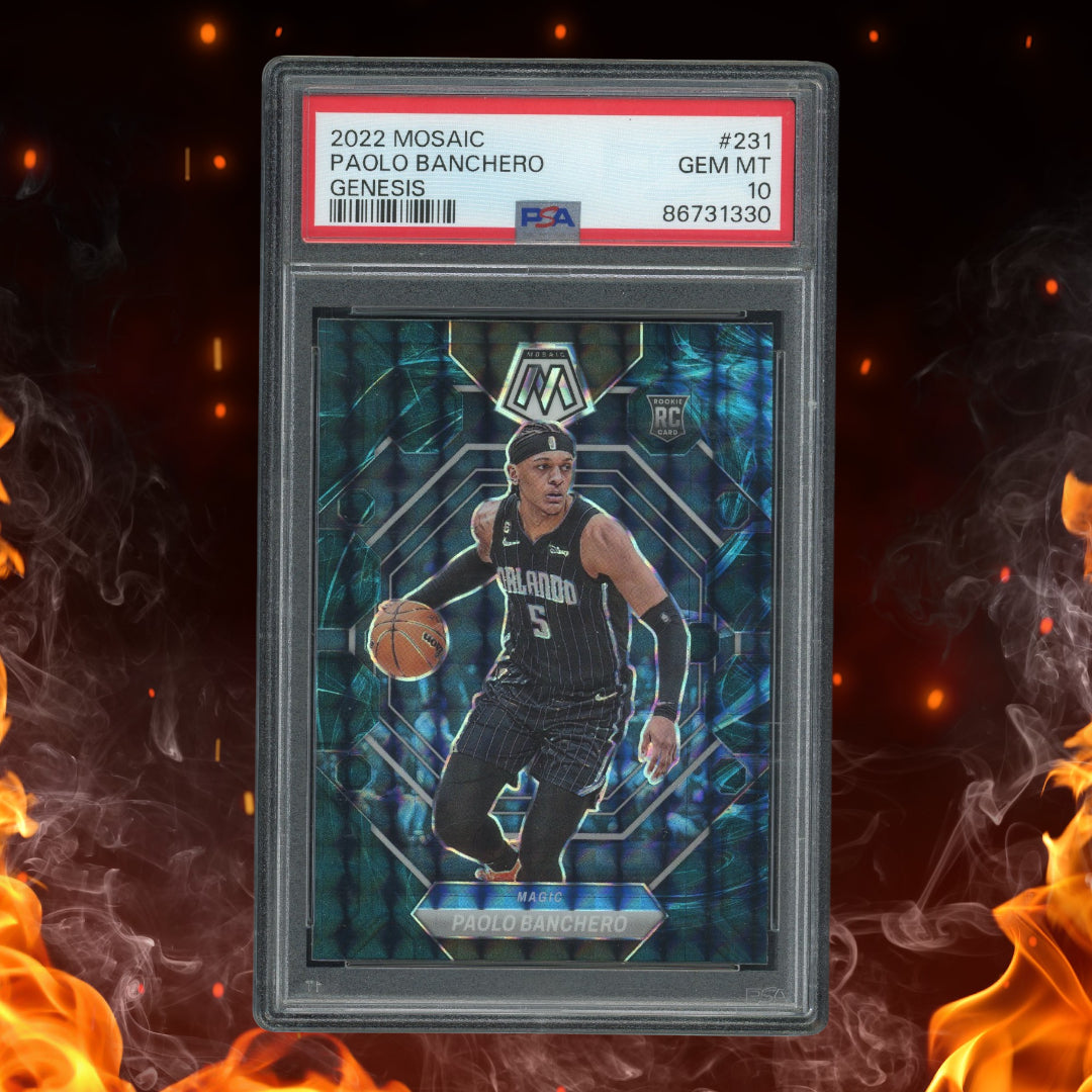 2022-23 Panini Mosaic Paolo Banchero Genesis Rookie #231 PSA 10