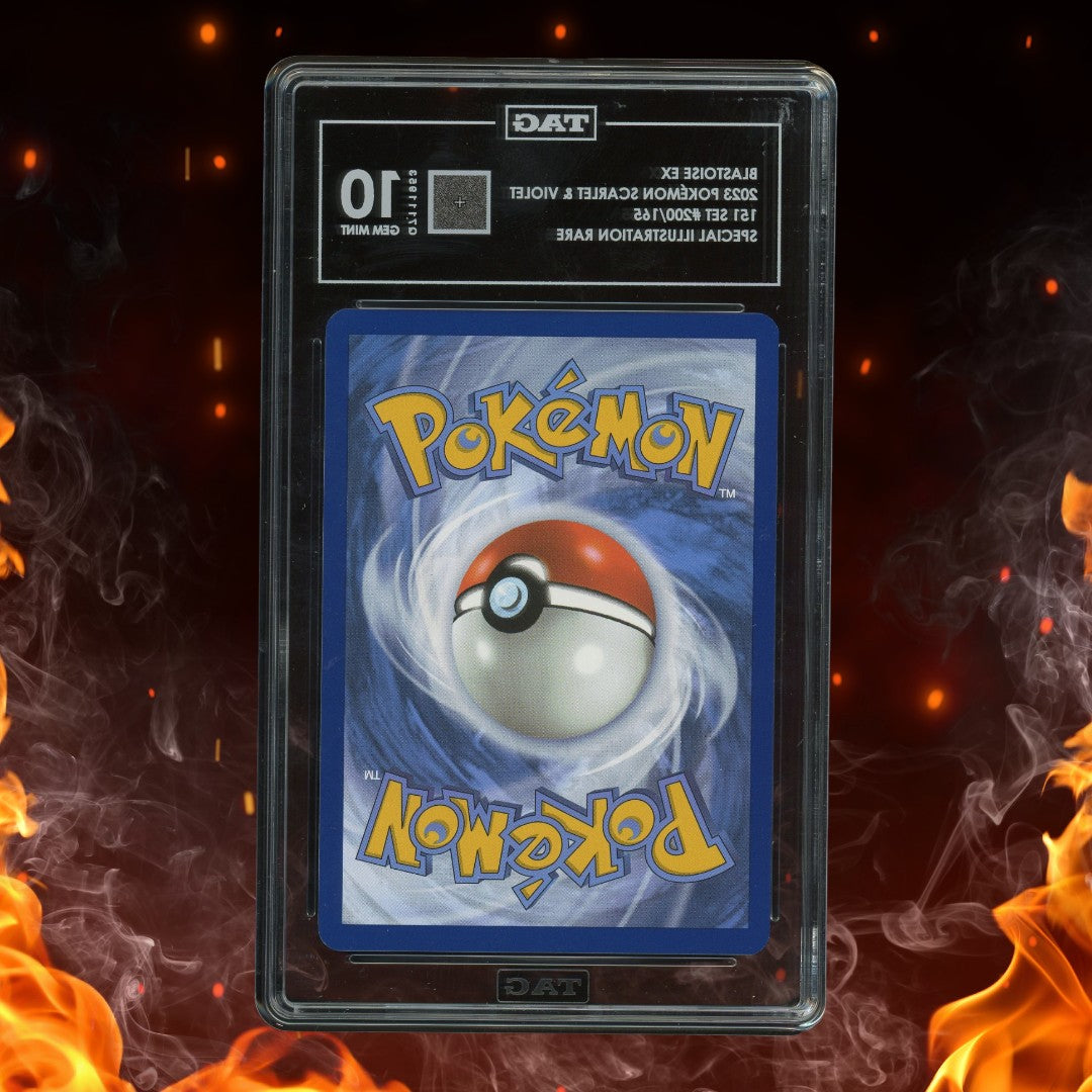 Pokemon Scarlet & Violet 151 Blastoise ex 200/165 SIR TAG 10
