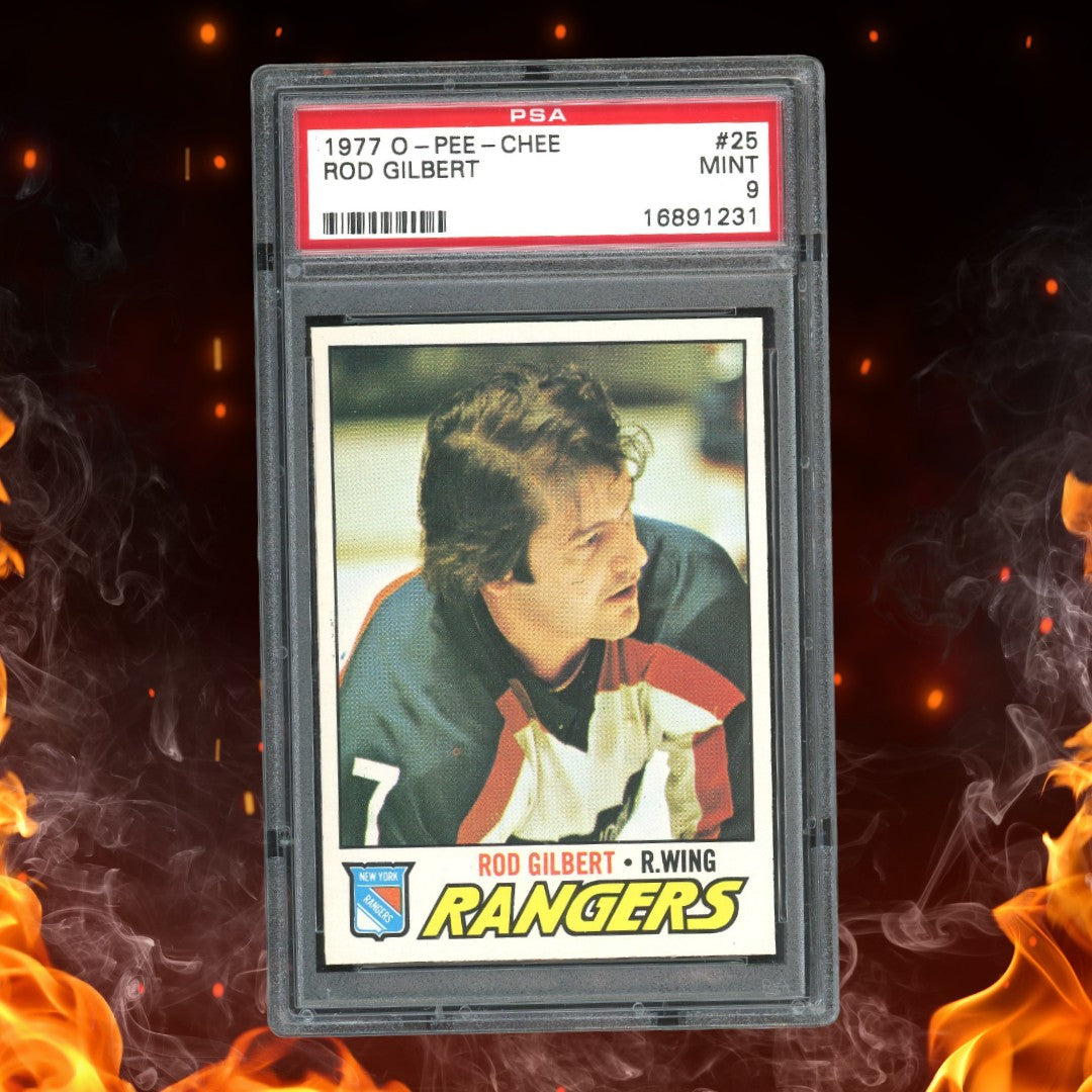 1977-78 O-Pee-Chee Rod Gilbert #25 PSA 9