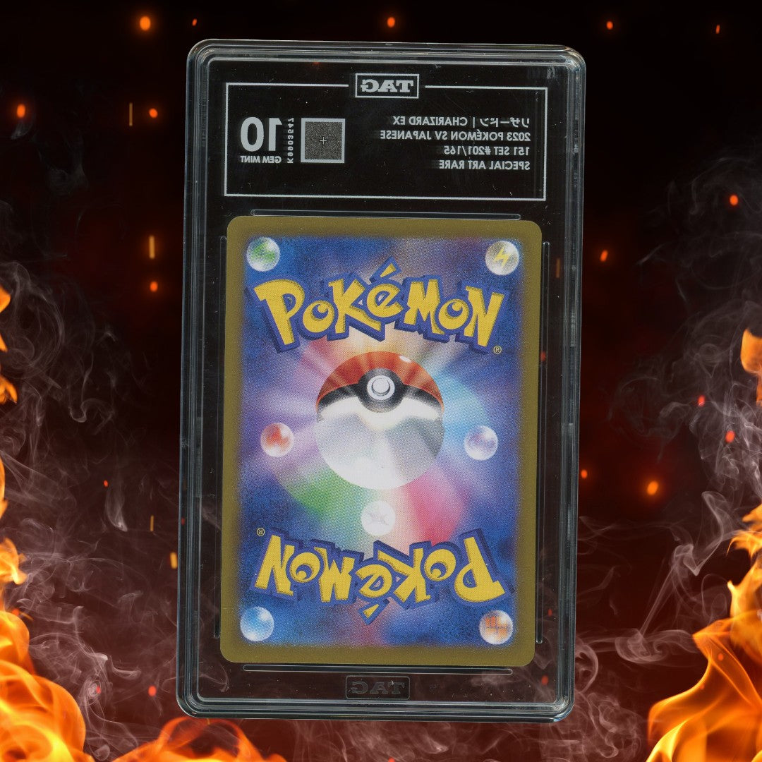 Pokemon 151 Japanese Charizard ex Special Art Rare 201/165 TAG 10