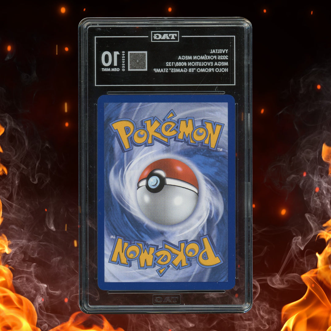 Pokemon Mega Evolution Yveltal 088/132 Promo Holo EB Games Stamp TAG 10