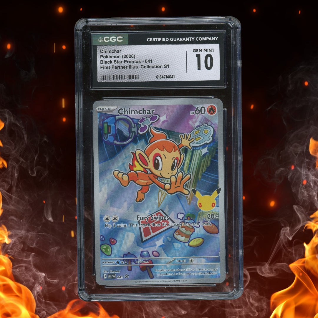 Pokemon Black Star Promos Chimchar First Partner S1 #041 CGC 10