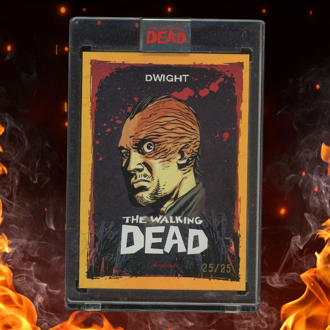 2026 Skybound The Walking Dead Keepsake Dwight Orange /25 #15