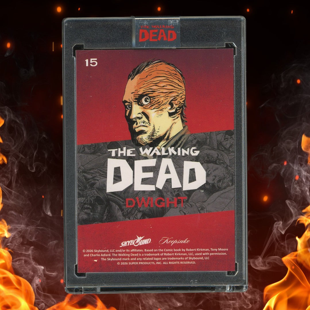2026 Skybound The Walking Dead Keepsake Dwight Orange /25 #15