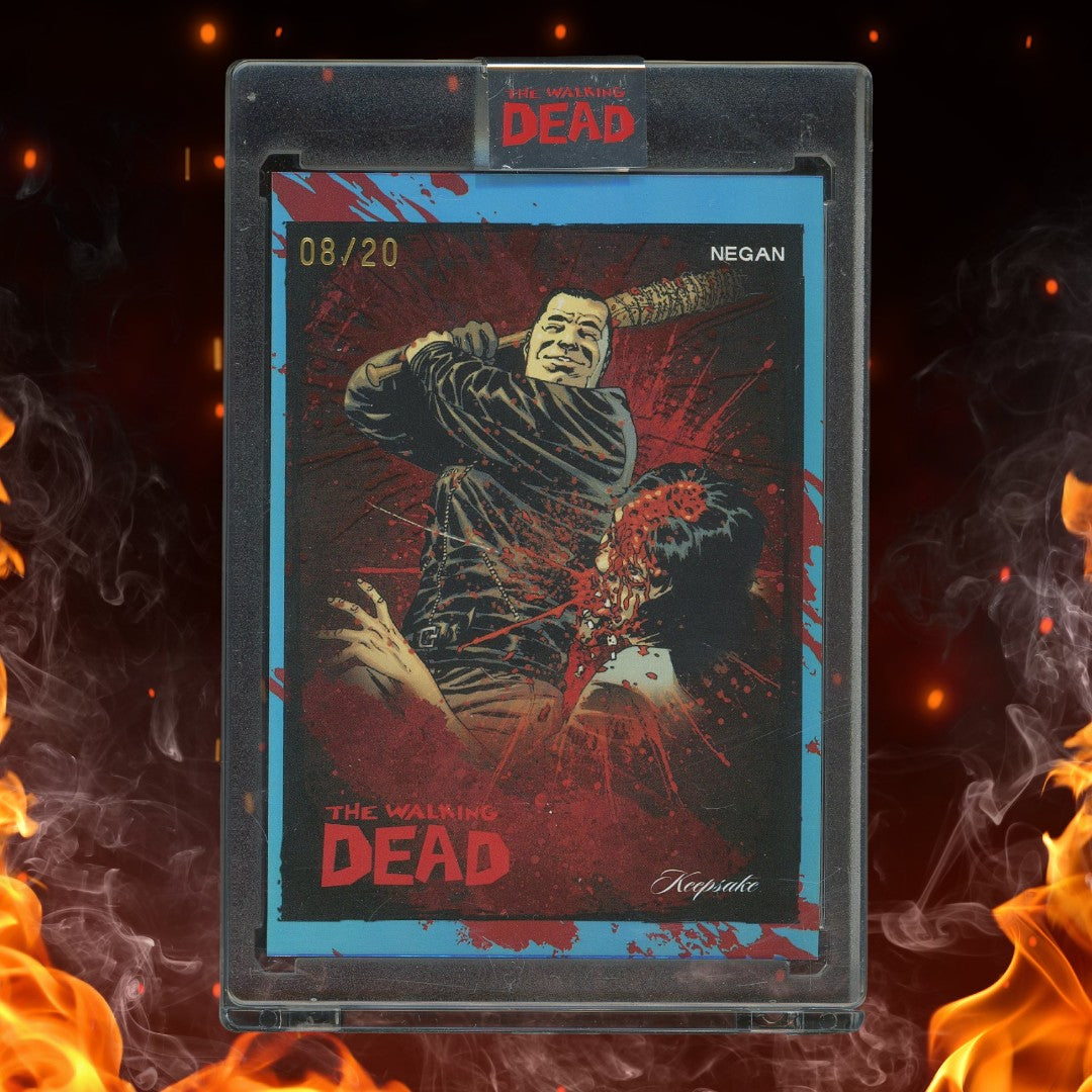 2026 Skybound The Walking Dead Keepsake Negan Blue /20 #62