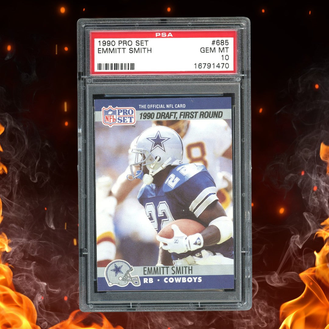 1990 Pro Set Emmitt Smith Rookie #685 PSA 10