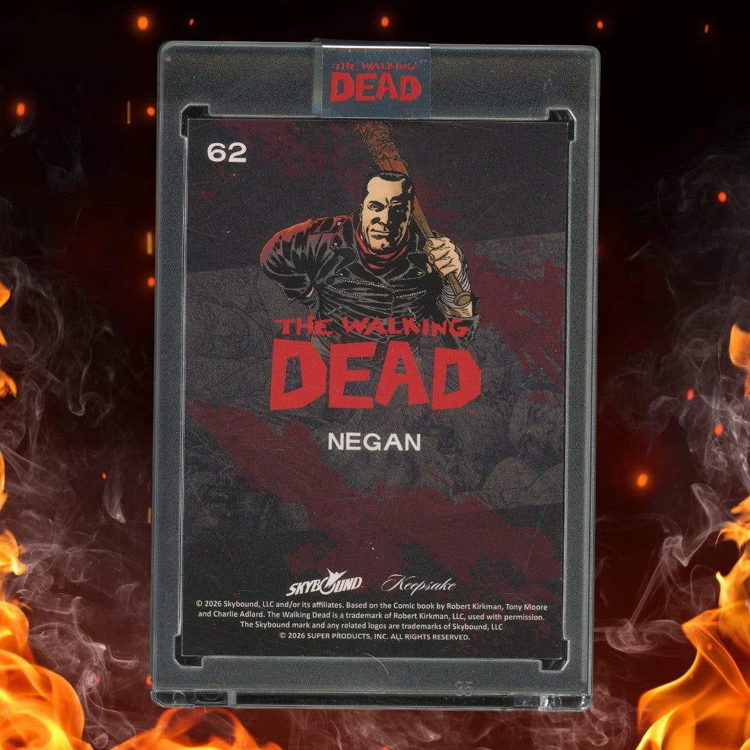 2026 Skybound The Walking Dead Keepsake Negan Blue /20 #62
