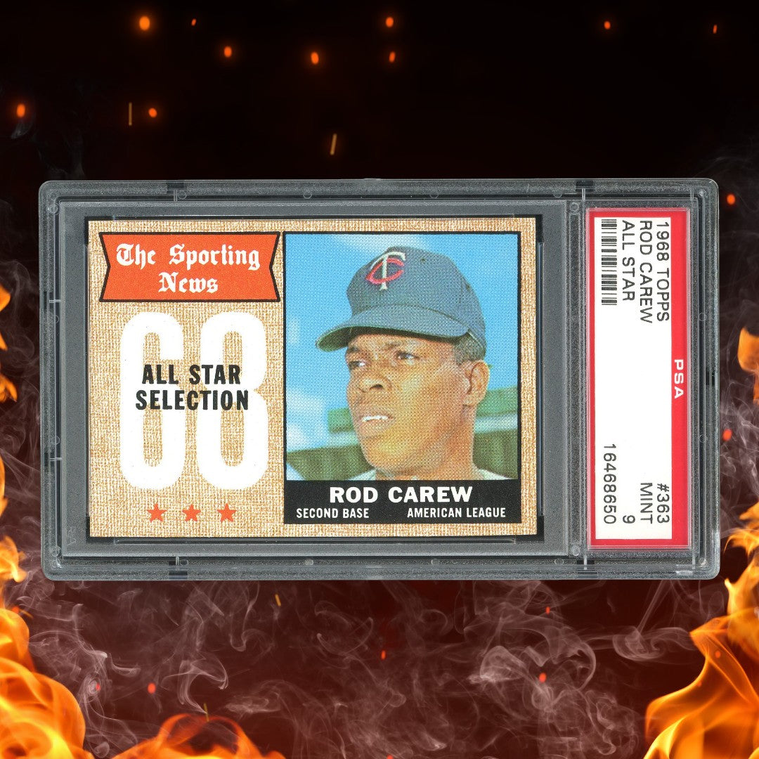 1968 Topps Rod Carew All Star Selection #363 PSA 9