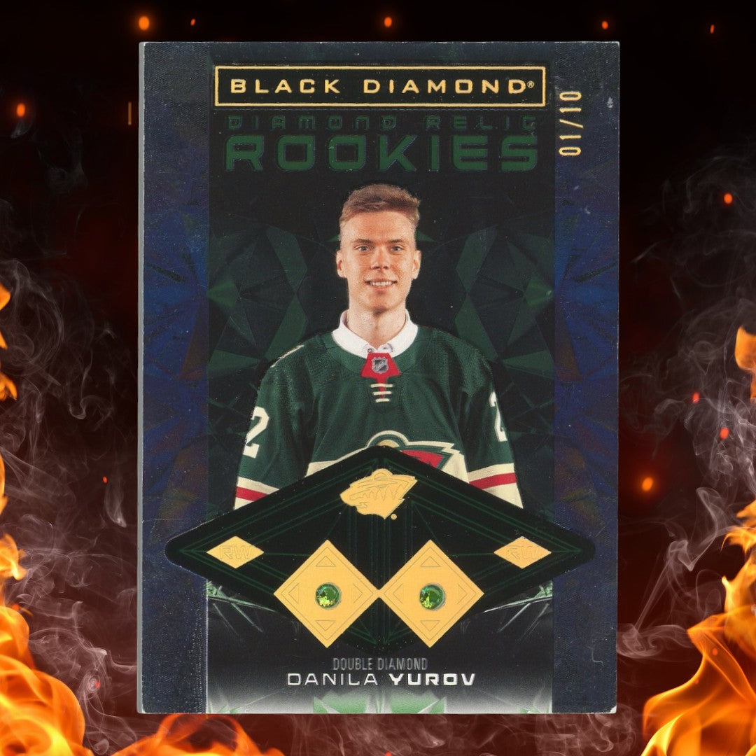 2025-26 UD Black Diamond Danila Yurov Diamond Relic Rookies Emerald Diamond /10