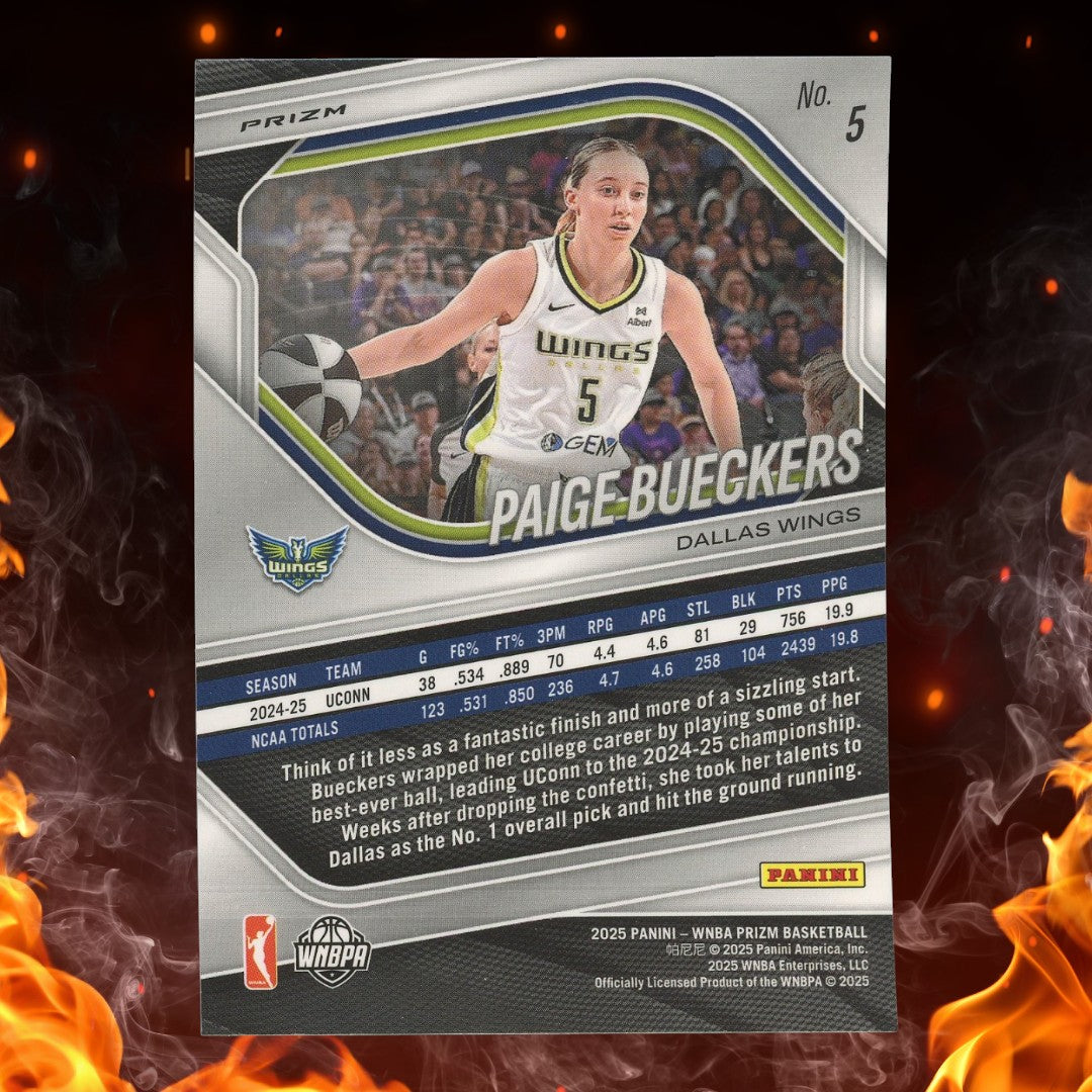 2025 Panini Prizm Paige Bueckers Rookie Silver #5