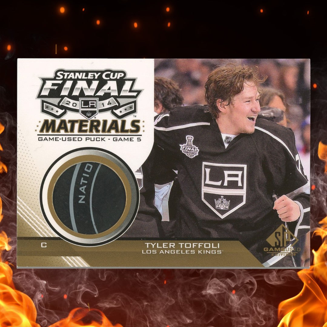 2014-15 UD SP Game-Used Hockey Tyler Toffoli Stanley Cup Finals Materials