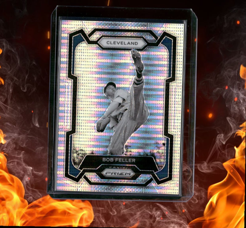 2024 Panini Prizm Bob Feller Legends Pulsar Prizm 372/499