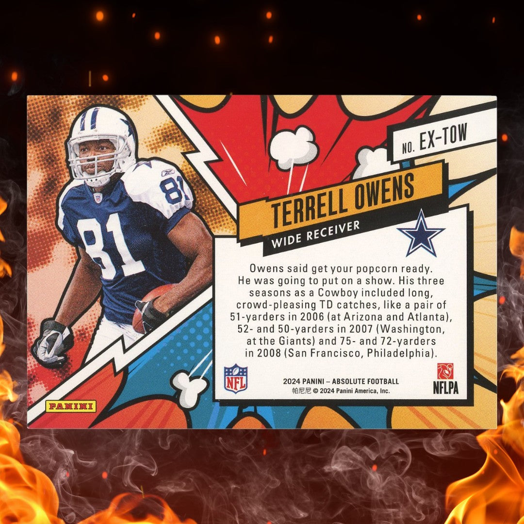 2024 Panini Absolute Football Terrell Owens Explosive #EX-TOW