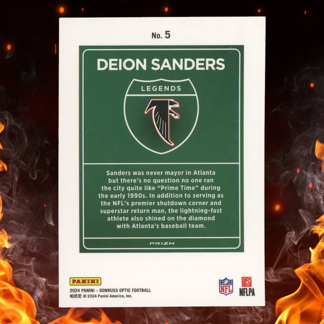 2024 Panini Donruss Optic Deion Sanders Downtown Legends #5