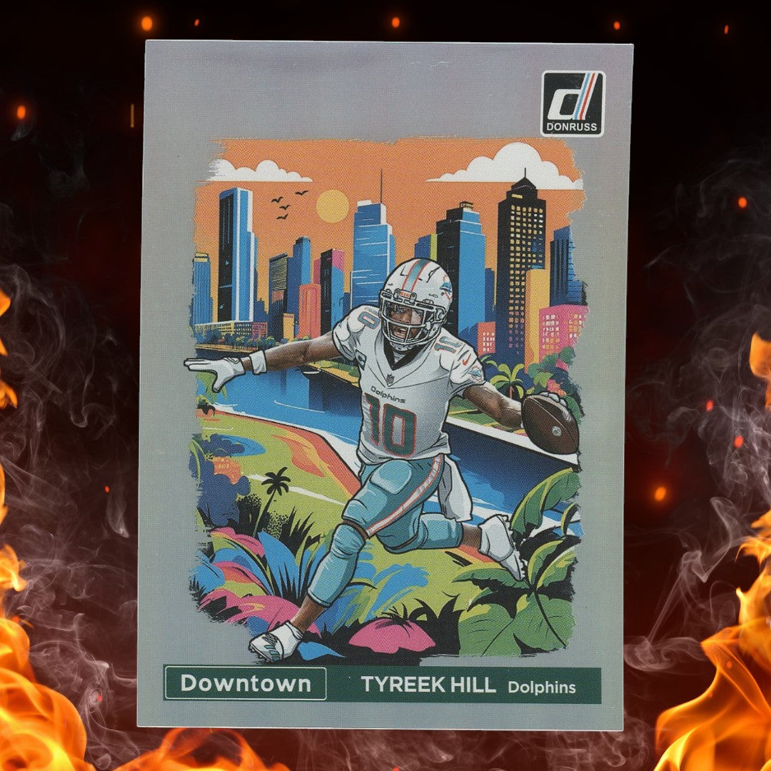 2024 Panini Donruss Tyreek Hill Downtown #3