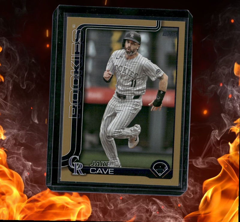 2025 Topps Jake Cave Gold 1805/2025