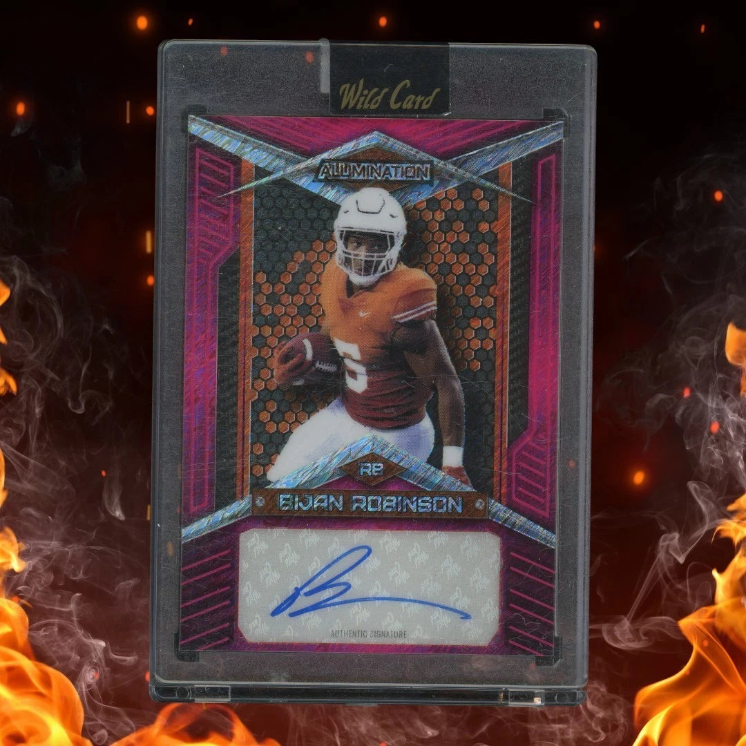 2023 Wild Card Alumination BIJON ROBINSON Pink Auto /10 #AB-7