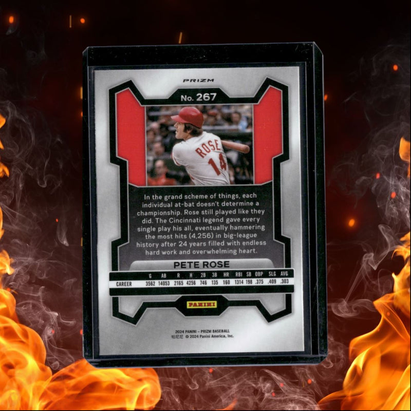 2024 Panini Prizm Pete Rose Legends Silver Prizm