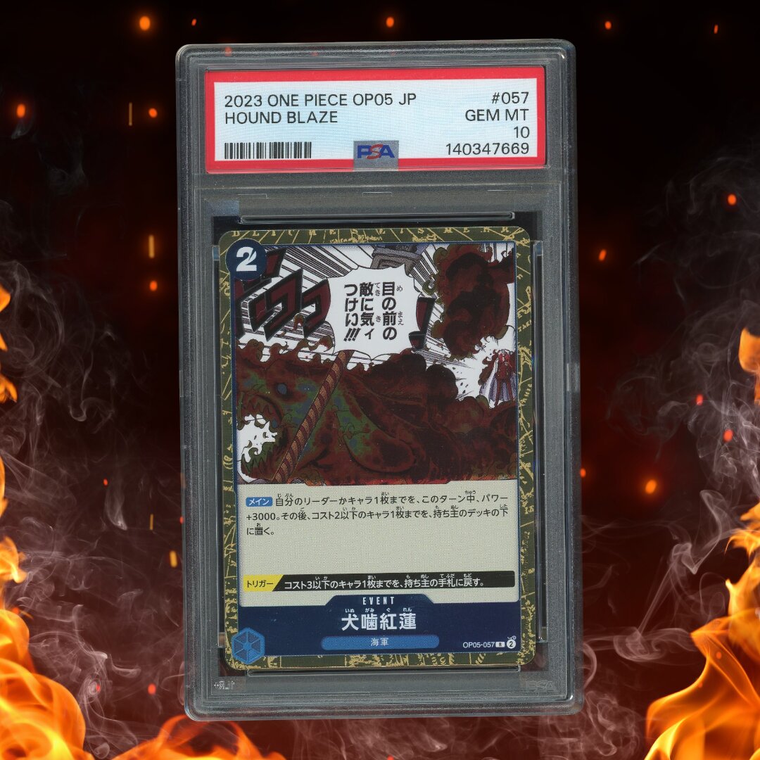 One Piece Japanese Awakening Of The New Era Hound Blaze PSA 10 #057