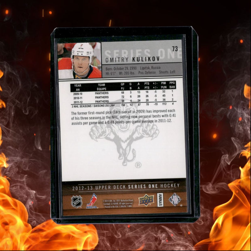 2012-13 Upper Deck Dmitry Kulikov UD Exclusives 016/100