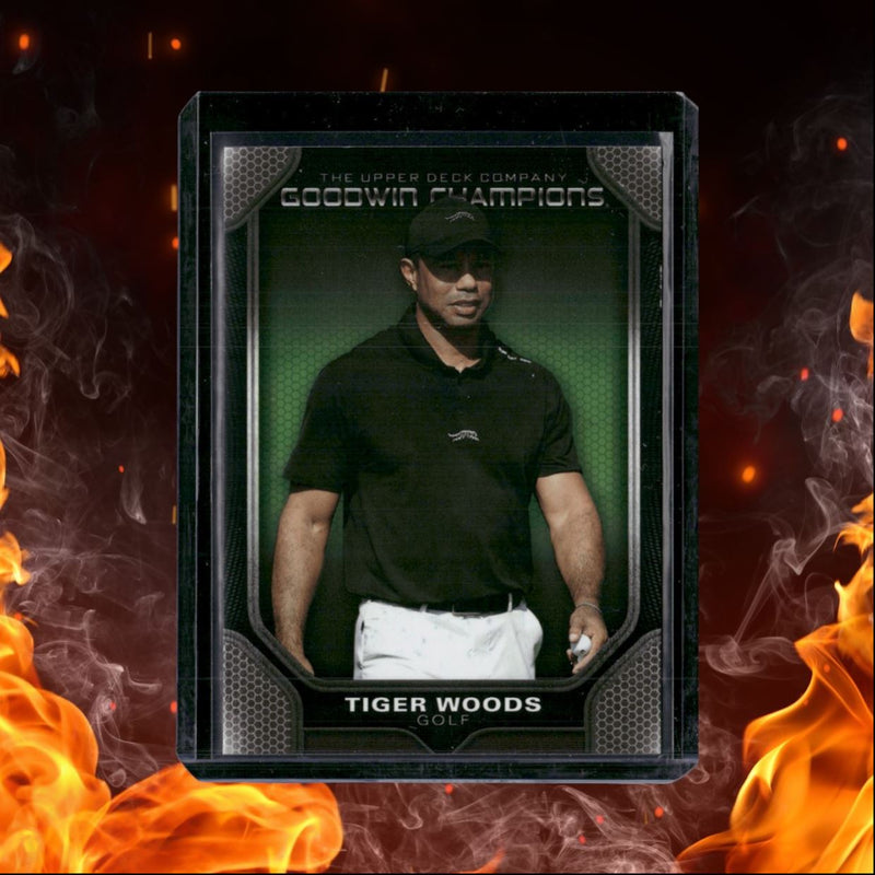 2024 Upper Deck Goodwin Champions Tiger Woods Glossy Black (A)
