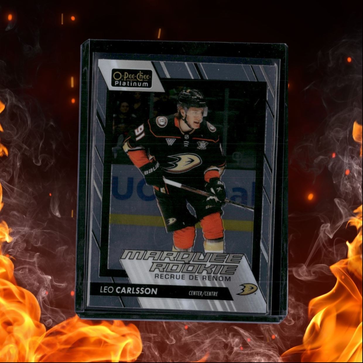 2023-24 O-Pee-Chee Platinum Leo Carlsson Marquee (B) Rookie #293