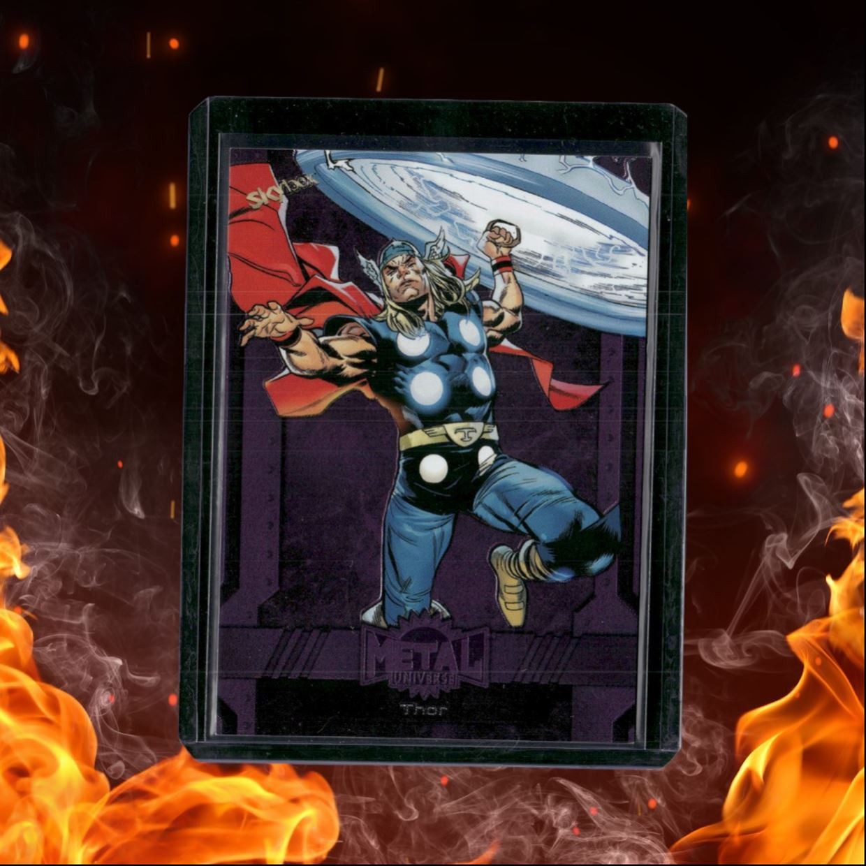 2024 Marvel Metal Universe Avengers Thor Purple Spectrum 062/199 #174