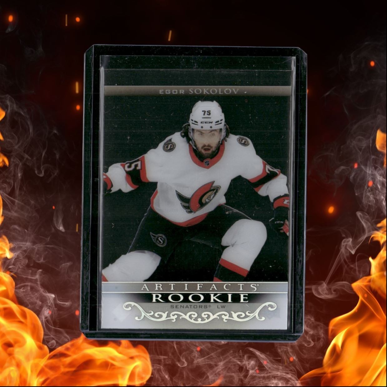 2022-23 Upper Deck Artifacts Egor Sokolov Clear Update Rookie #CRU-40