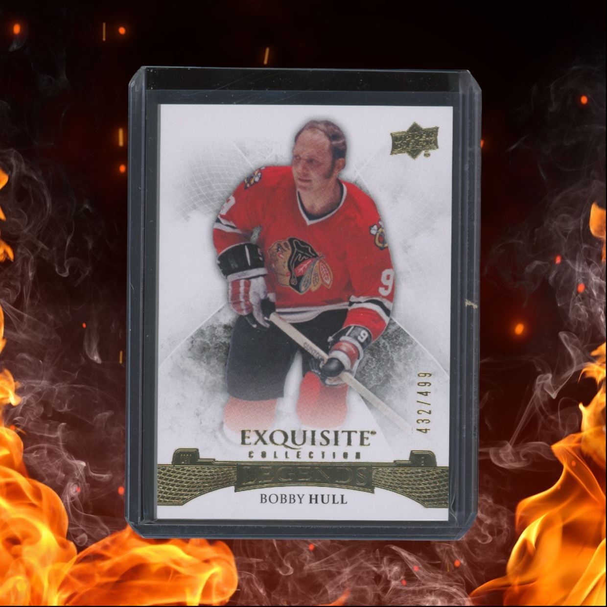 2015-16 Upper Deck Exquisite Collection Bobby Hull Legends 432/499 #32