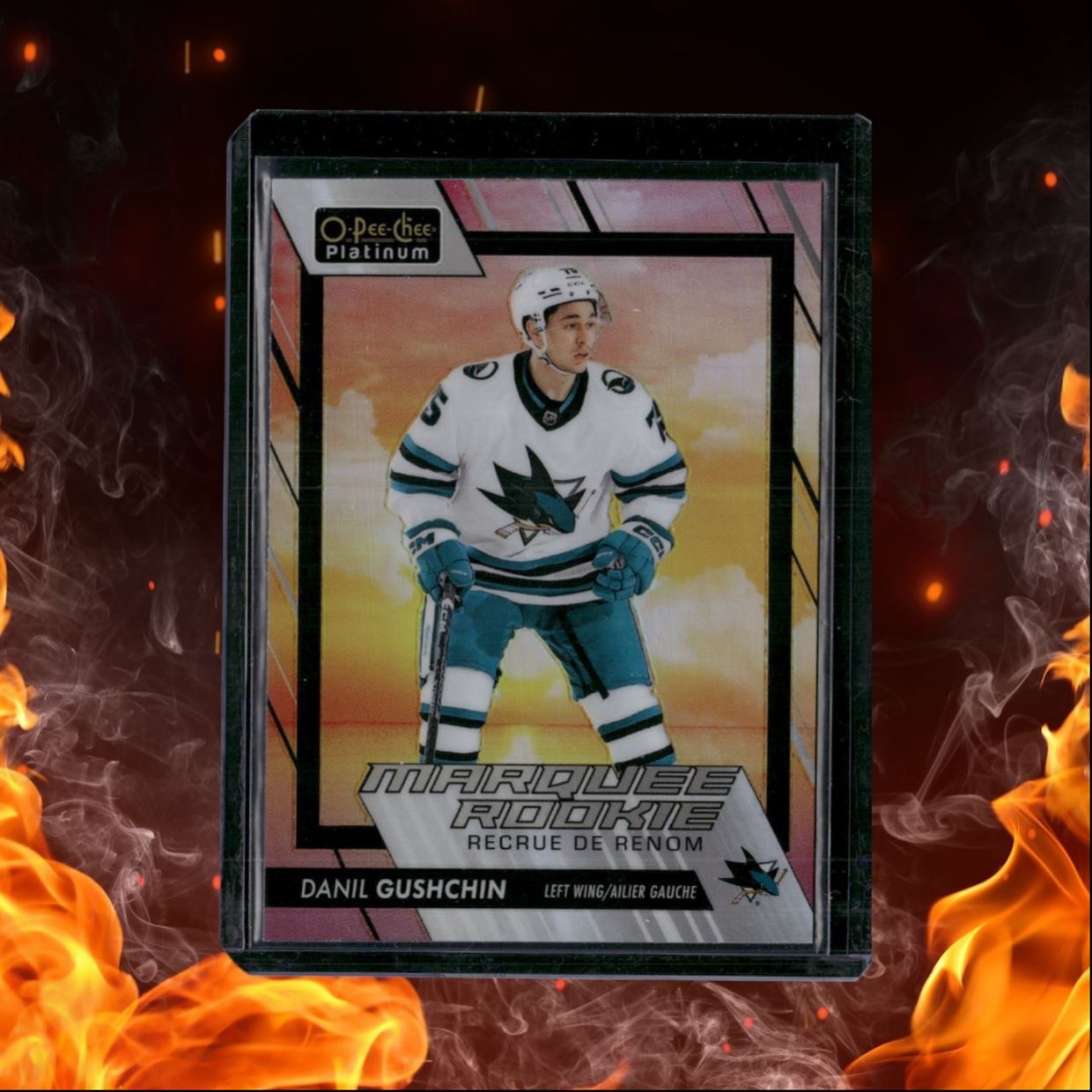 2023-24 O-Pee-Chee Platinum Danil Gushchin Sunset Marquee Rookie #221