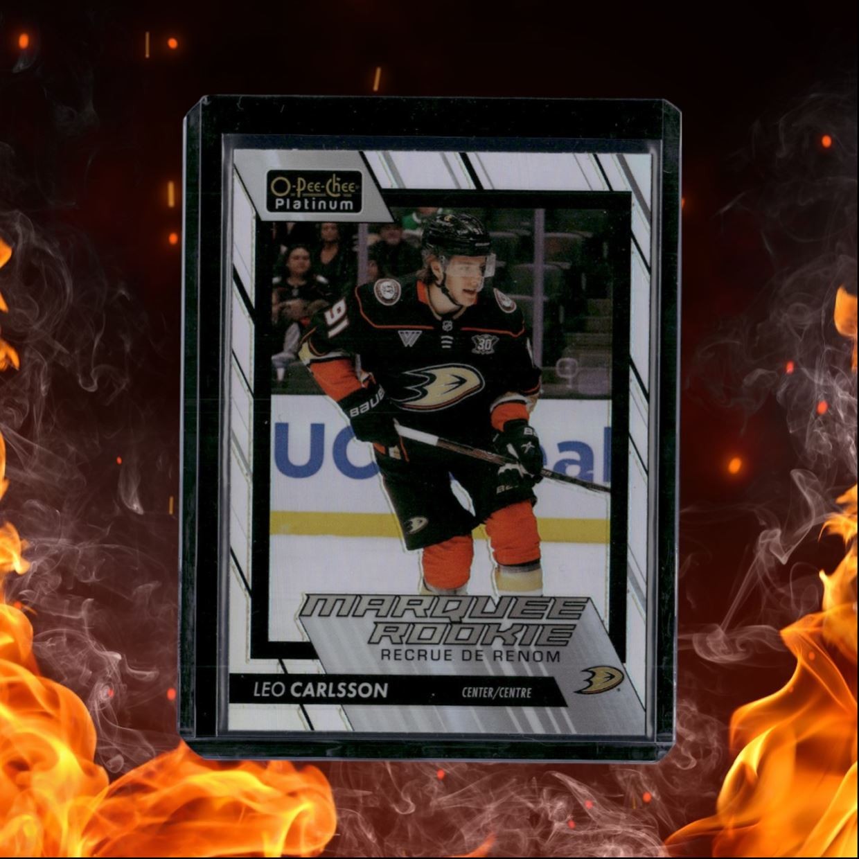 2023-24 O-Pee-Chee Platinum Leo Carlsson Rainbow #293