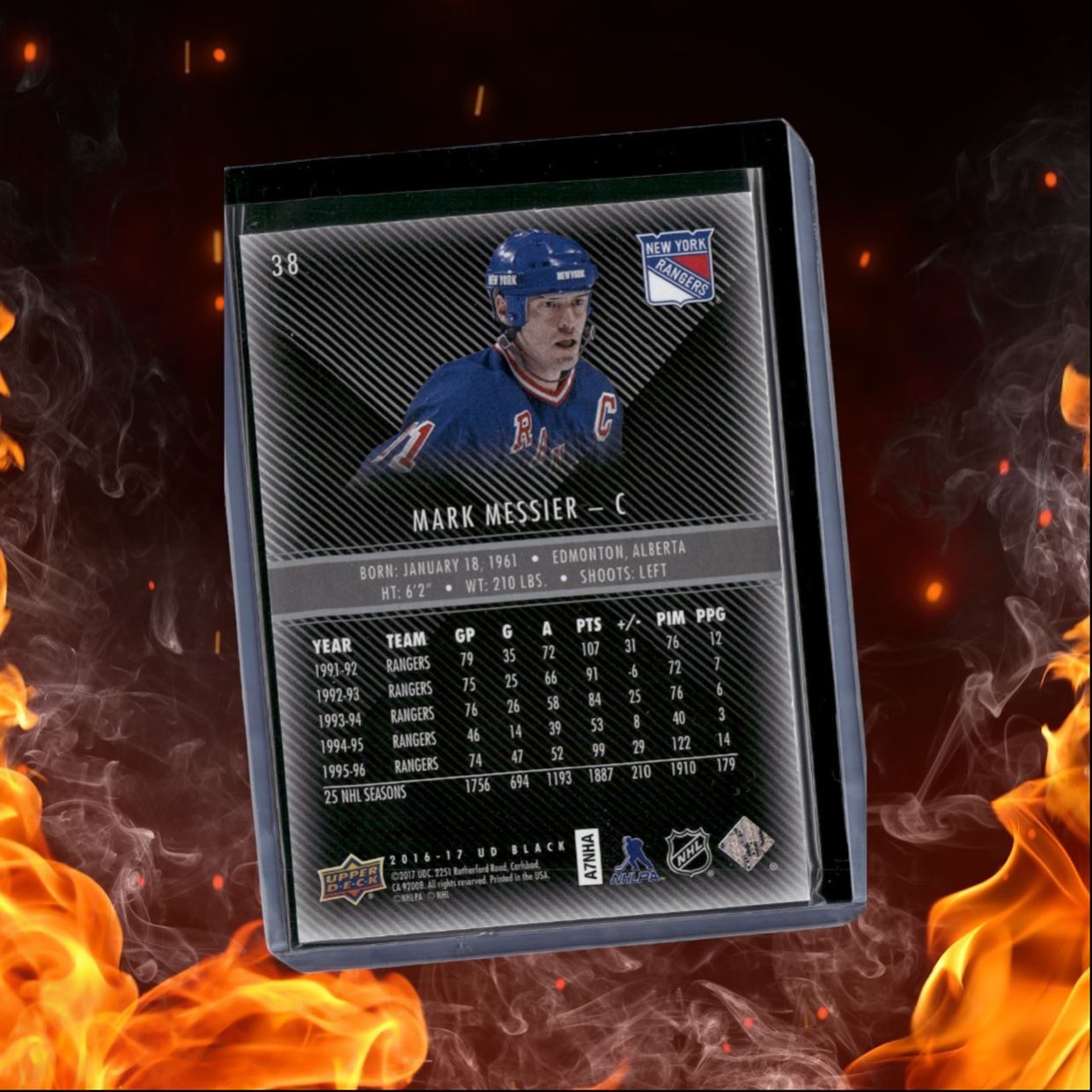 2016-17 Upper Deck Black Mark Messier Legends (A) 152/299 #38