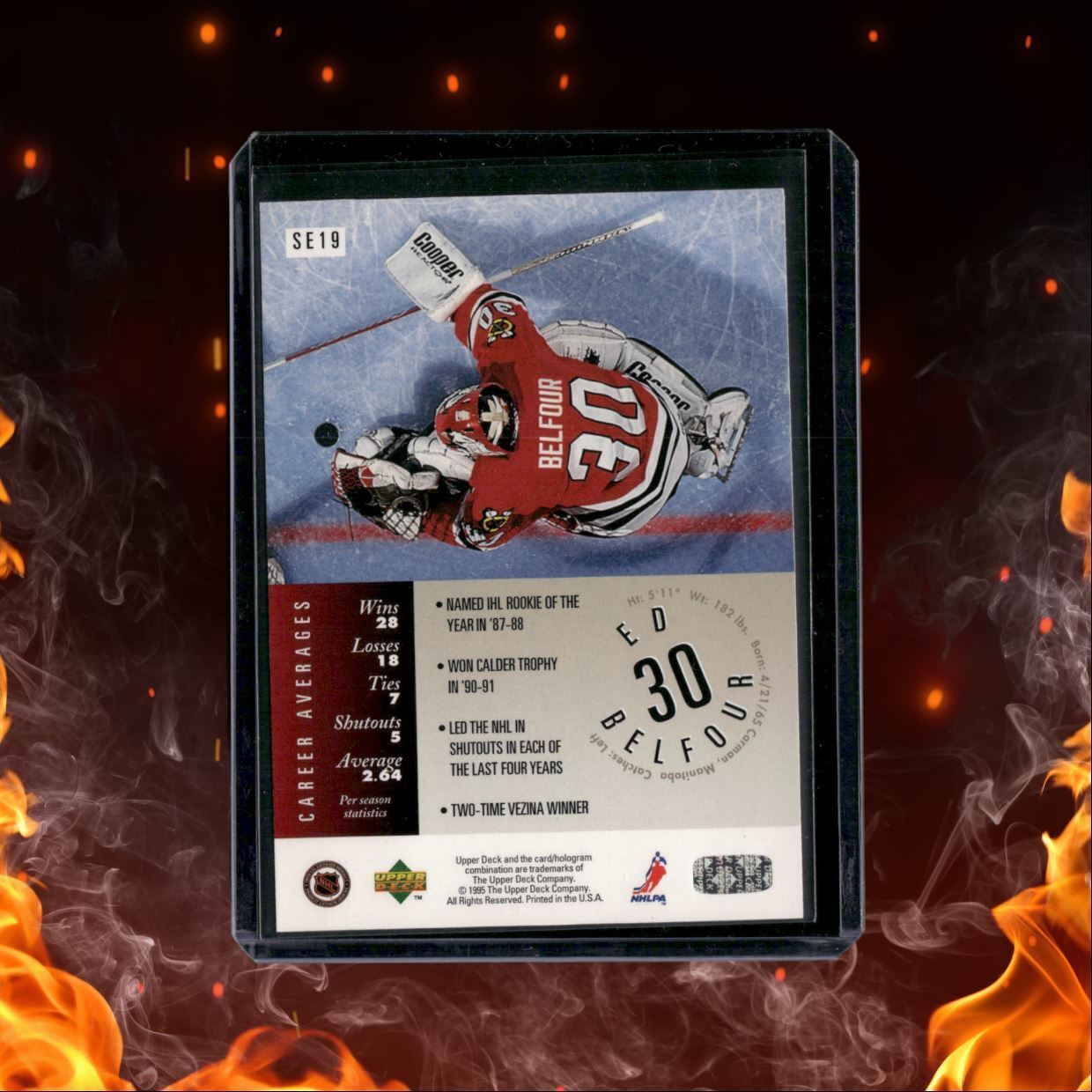 1995-96 Upper Deck Special Edition Ed Belfour #SE19