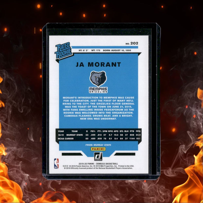 2019-20 Panini Donruss Rated Rookies Ja Morant
