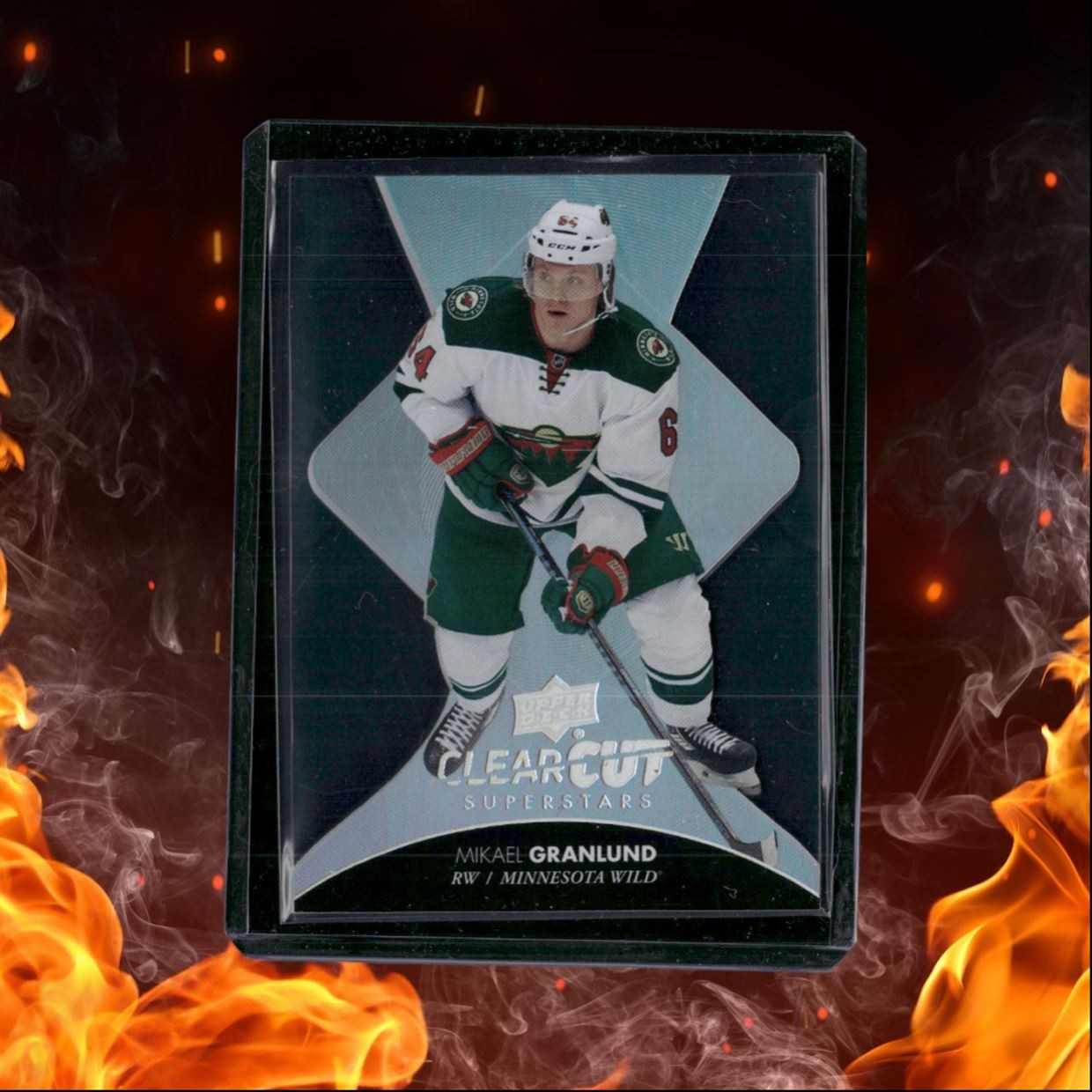2017-18 Upper Deck Mikael Granlund Clear Cut Superstars #CCS-MG