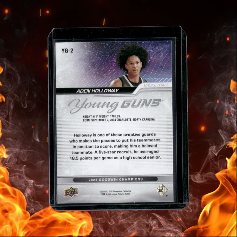 2024-25 Upper Deck Goodwin Champions Aden Holloway Young Guns (D) Rookie
