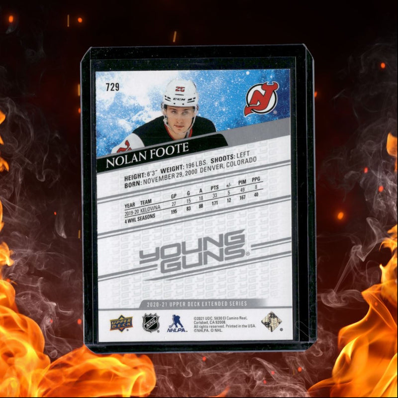2020-21 Upper Deck Nolan Foote Young Guns Rookie