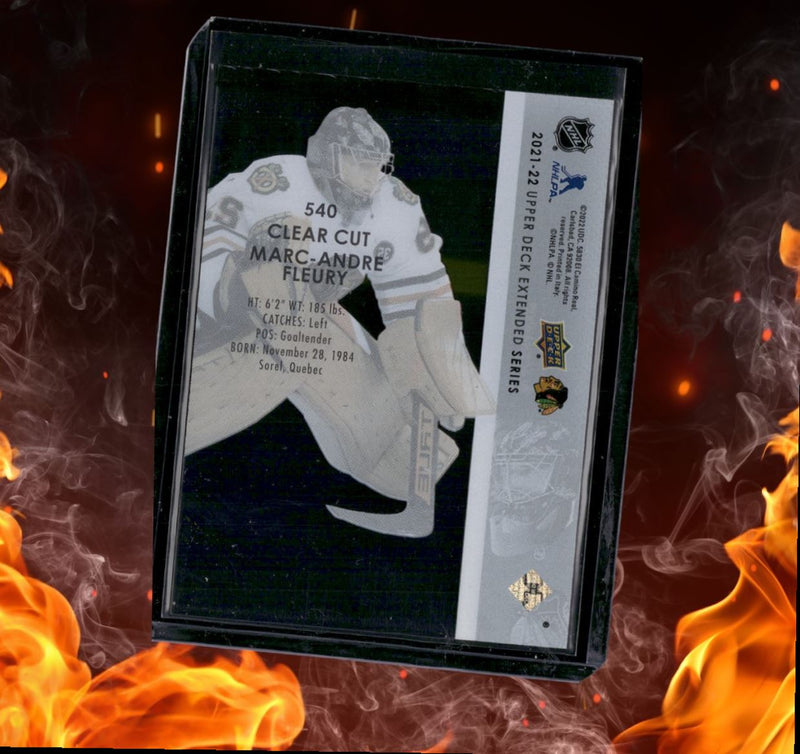 2021-22 Upper Deck Marc-Andre Fleury Clear Cut SP (A)
