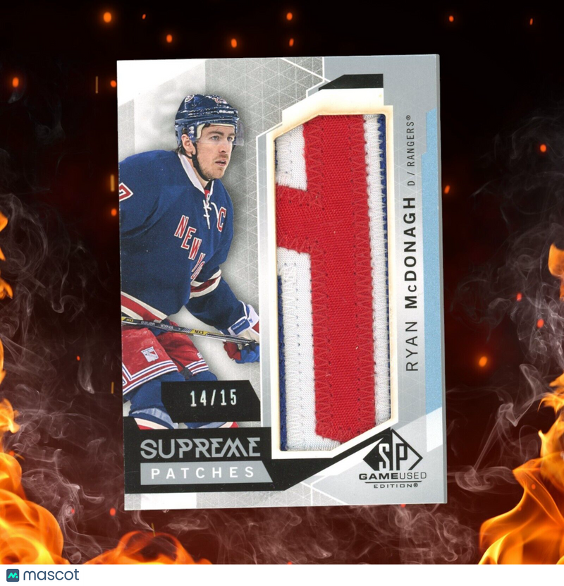 2015-16 SP Game Used RYAN MCDONAGH Supreme Patches /15