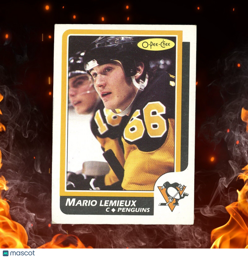 1986-87 O-Pee-Chee MARIO LEMIEUX 3rd Year