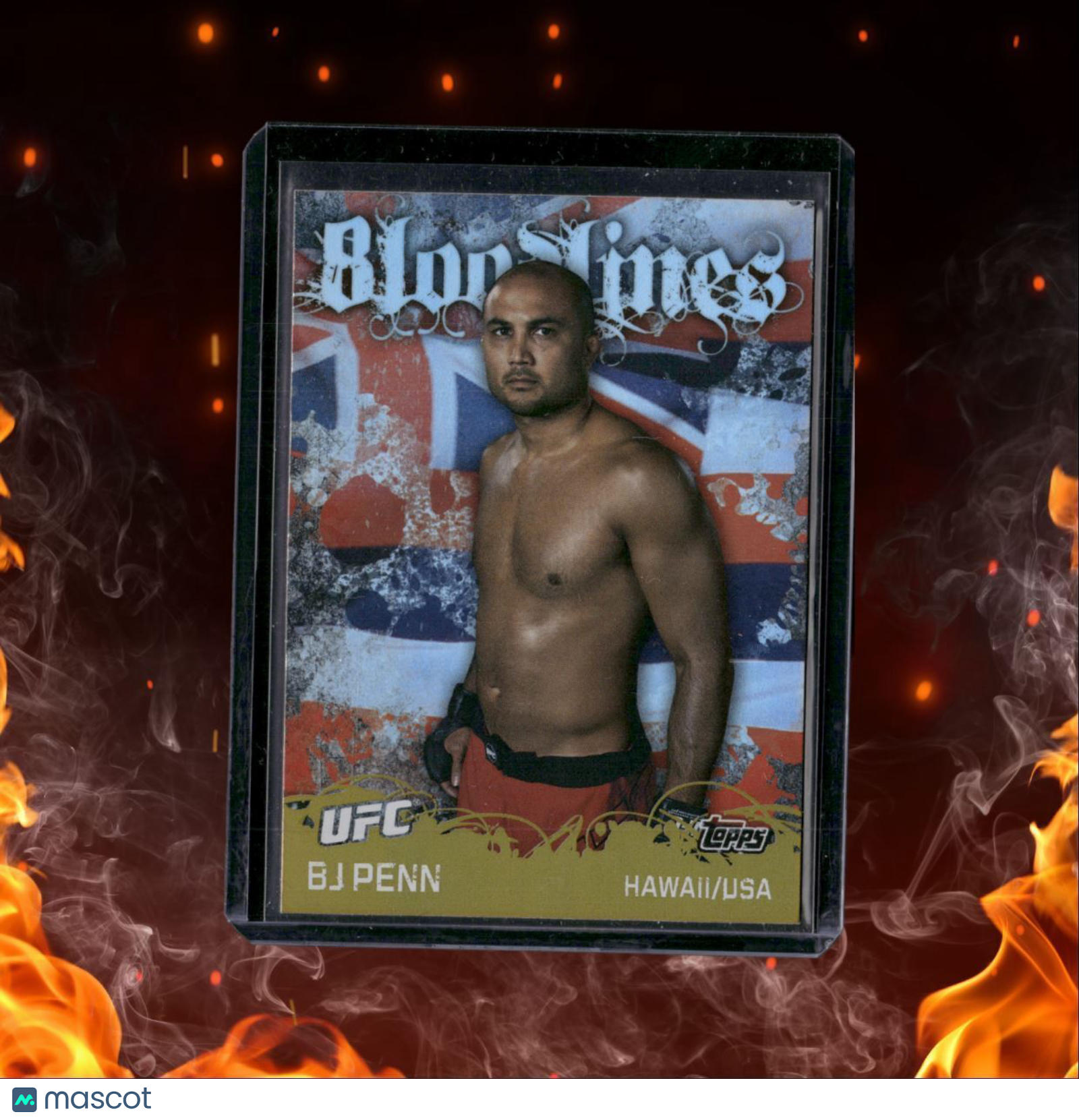 2010 Topps UFC BJ Penn Bloodlines #BL-5