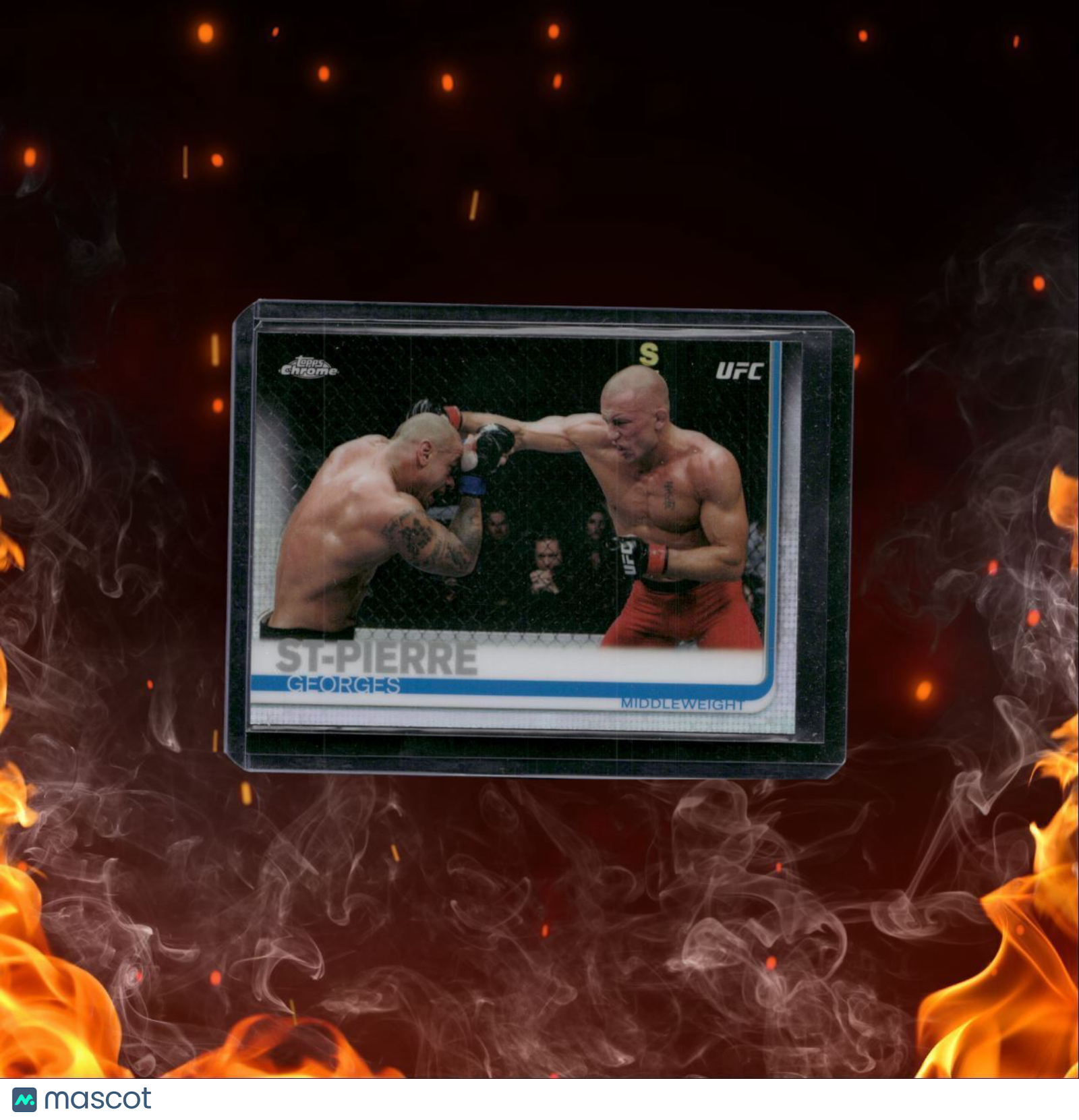 2019 Topps Chrome UFC Georges St-Pierre Refractor #5
