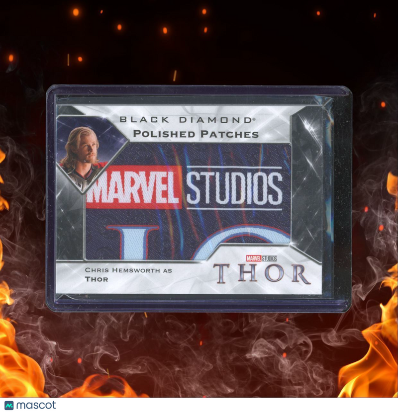 2021 UD Black Diamond Thor Chris Hemsworth Polished Patches