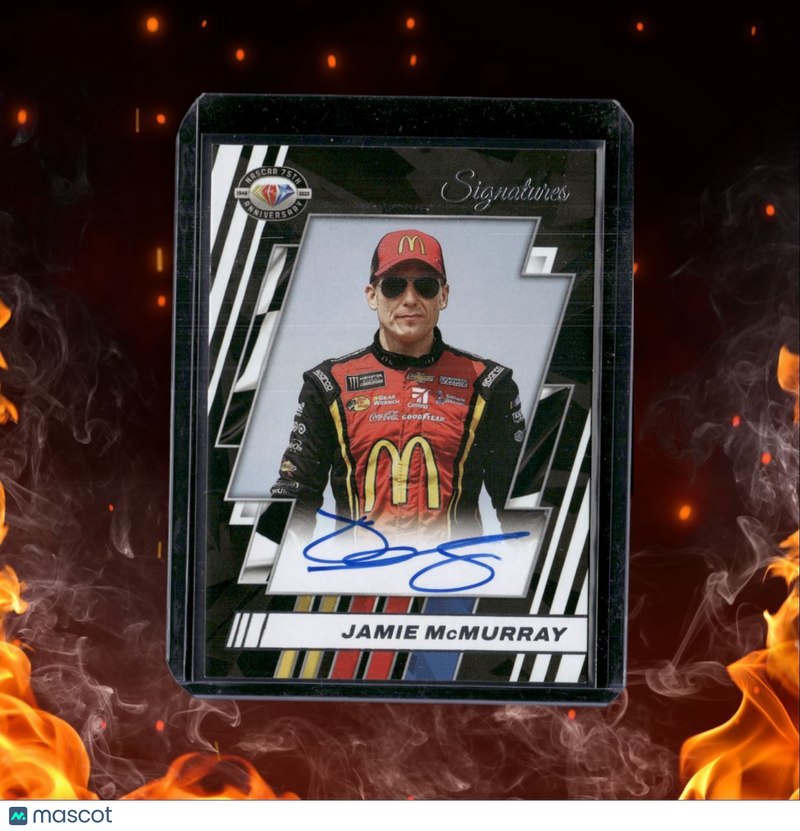 2023 Panini Donruss Racing Jamie McMurray Signatures 75th