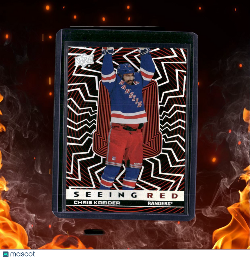 2023-24 Upper Deck Chris Kreider Seeing Red Silver