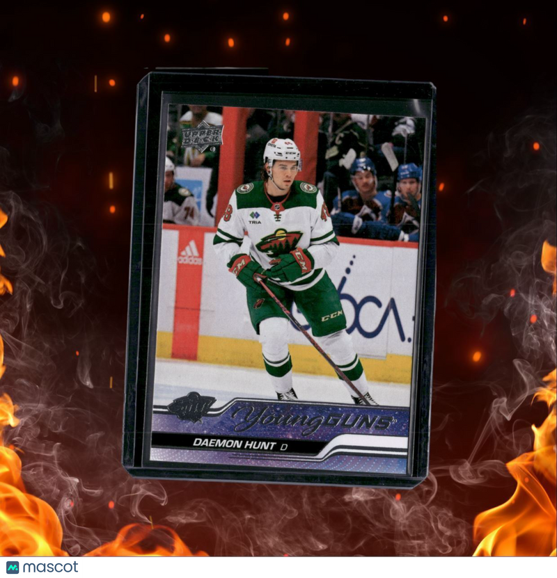 2023-24 Upper Deck Daemon Hunt Young Guns Rookie