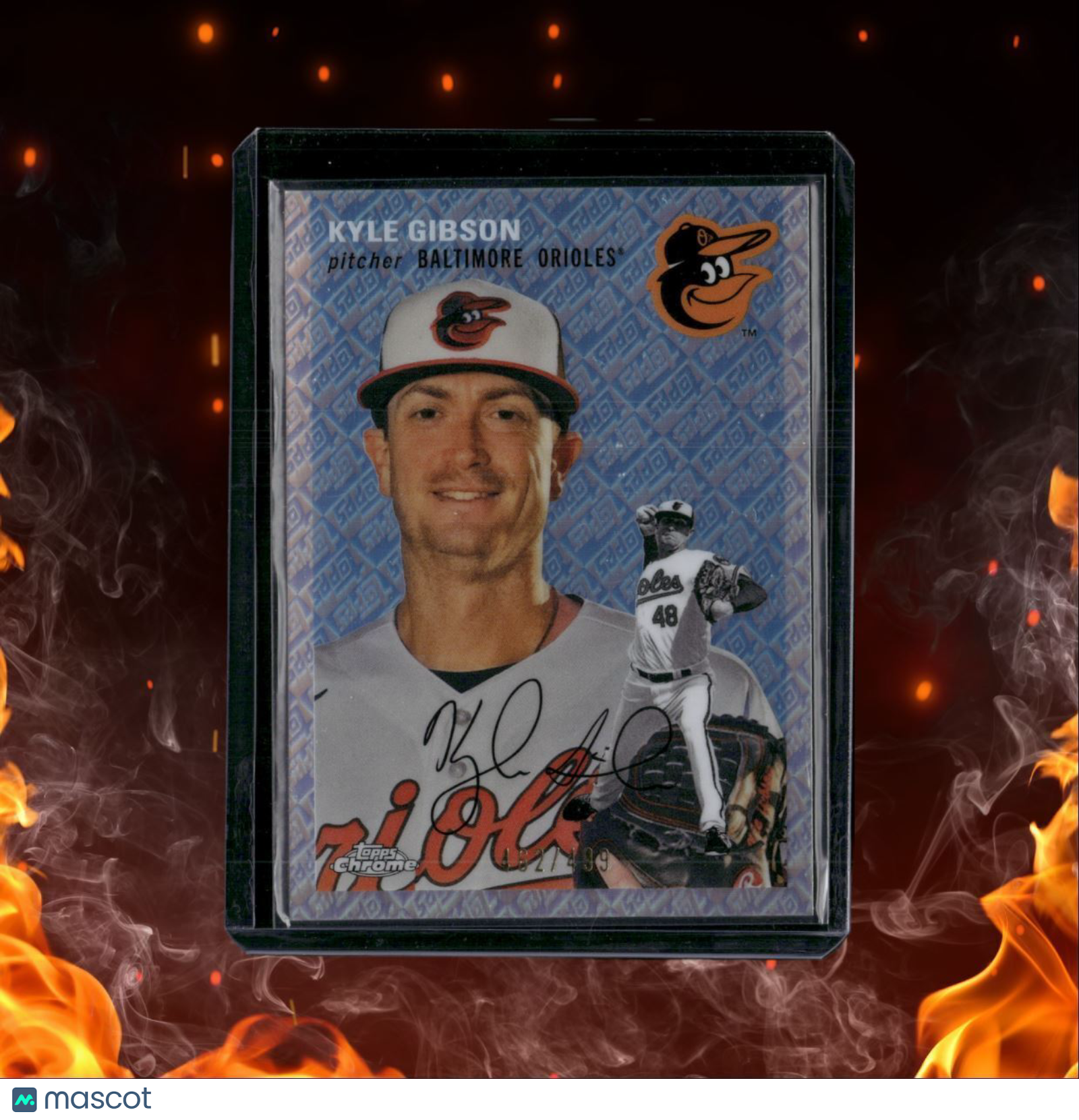 2023 Topps Chrome Platinum Anniversary Kyle Gibson Logo Refractor 462/499 #259