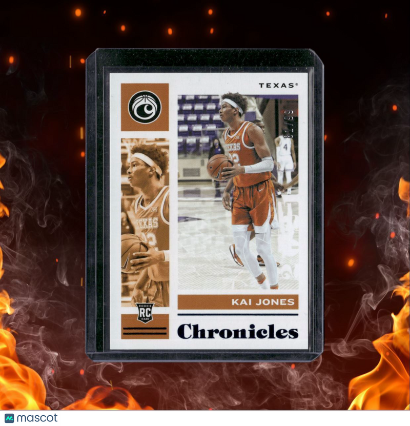 2021-22 Panini Chronicles Draft Picks Kai Jones Blue Rookie 81/99