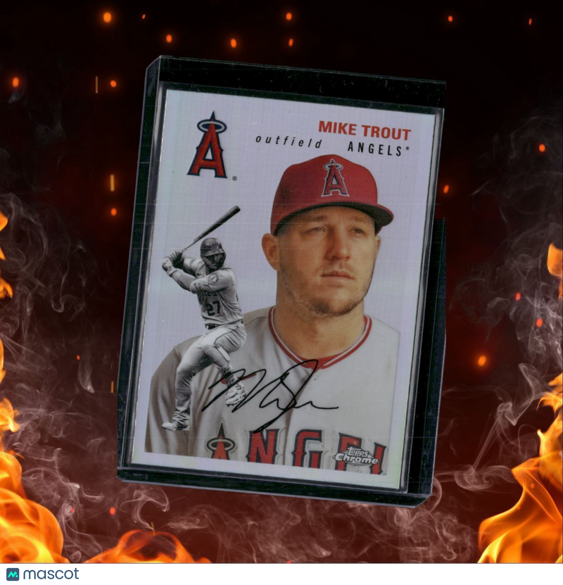 2023 Topps Chome Platinum Mike Trout Refractor