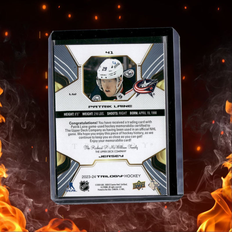 2023-24 Upper Deck Artifacts Patrik Laine Jersey